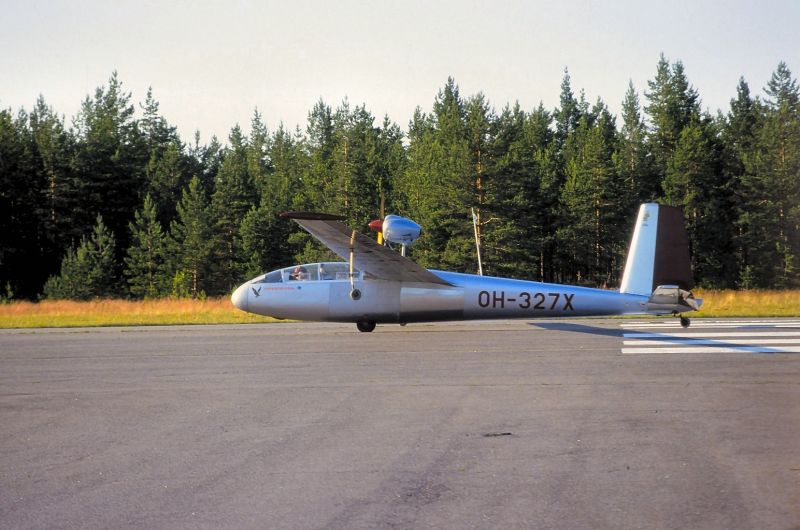 OH-327X
OH-327X, LET L-13 Blanik Mod, s/n 173318, rakennettu: 1965 Tsekkoslovakia, moottoroitu 1977
Ex. OH-327 
Avainsanat: OH-327X