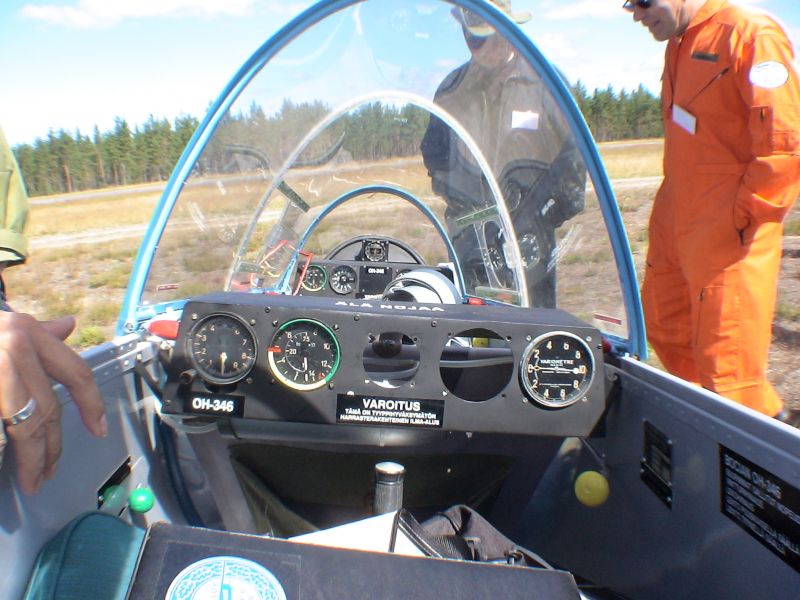OH-346 takatoosa
Näkymä pelkääjän (opettajan) toosasta
