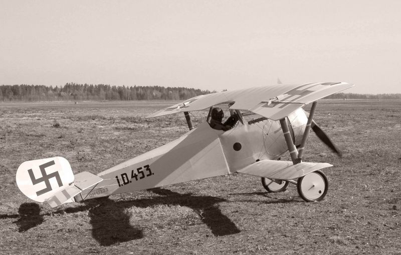 Nieuport 17 Lappeenrannassa 2005 Kuva. Kimmo Marttinen
